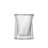 JoyJolt Lacey Double Wall Whiskey Glass, 10oz