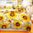 Sunflower Bliss Comforter Set - Luxury Floral Bedding with Soft Comforter and 2 Pillow Shams - Nature Botanical Design for Ultimate Comfort and Style