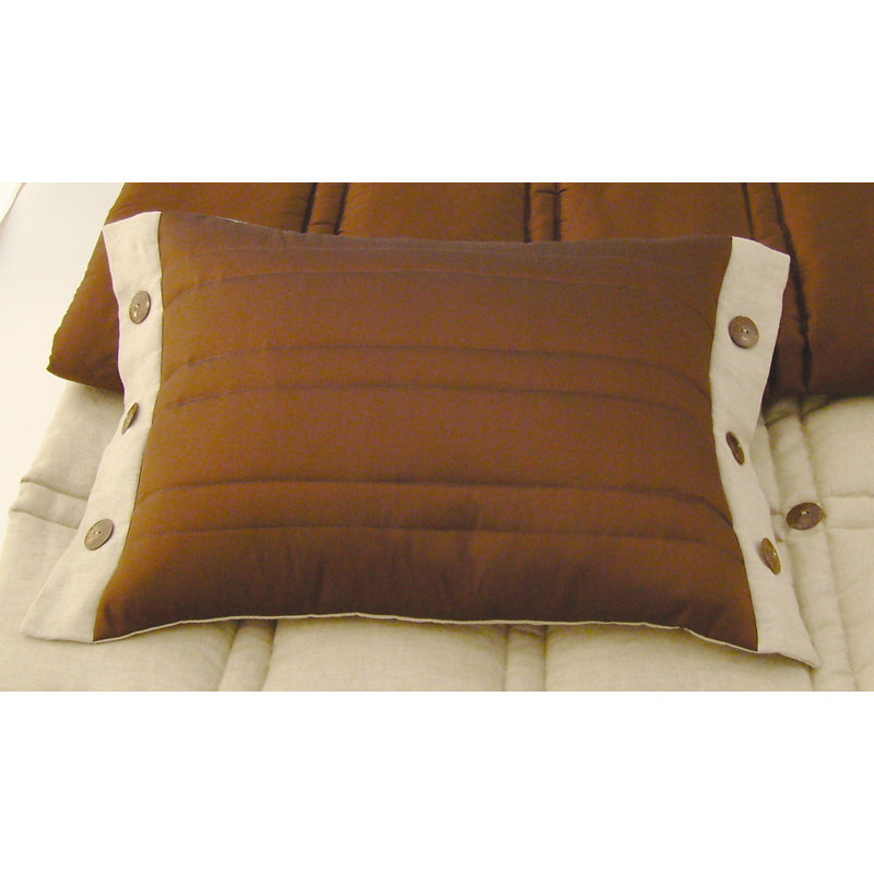 Stroudsburg Rectangular Throw Cushion, Coffee