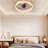 Ceiling Fans With Lights Dimmable LED Embedded Installation Of Thin Modern Ceiling Fans-1582005726