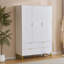 3 Door Manufactured Wood Wardrobe-2021069889