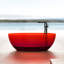 59" x 29.5" Freestanding Soaking Stone Resin Bathtub-94584032