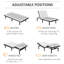 Grey Twin Xl Adjustable Bed. Head And Foot Adjustable, Memory Setting, Wireless Remote Control. Suits Various Mattress Materials Bed Frame. Grey, Feature, Remote. Compatible With Types