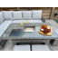 Rochele 9 - Person Patio Dining Set Rectangular Table with Cushions Included