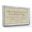 Manuscrit de l'échantillonneur V - toile encadrée de qualité supérieure - prête à être accrochée-470801441-470801440