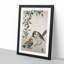 Sparrow Birds and Plants by Ohara Koson - Picture Frame Painting Print-55619675-55619677