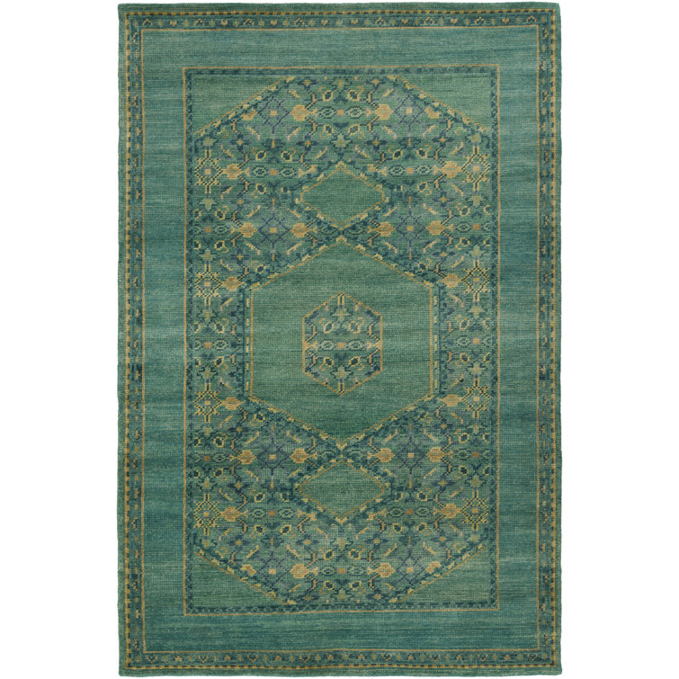 Moriarty Hand Knotted Wool Oriental Indoor Rug