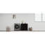 Armoire de trieur de linge à deux compartiments inclinable - noir-2131385261