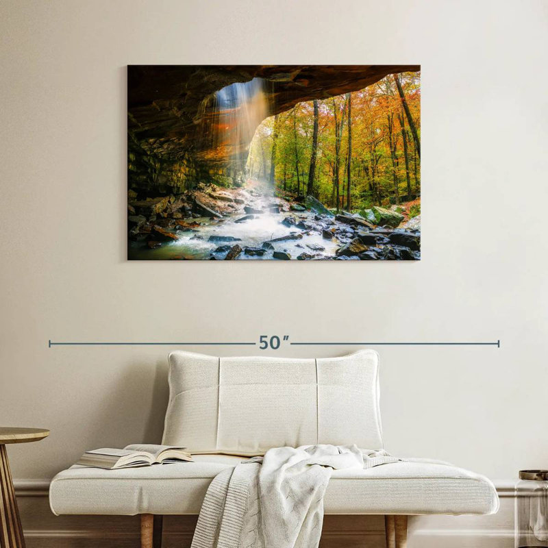 Glory Hole Waterfall, 26" H x 39" W
