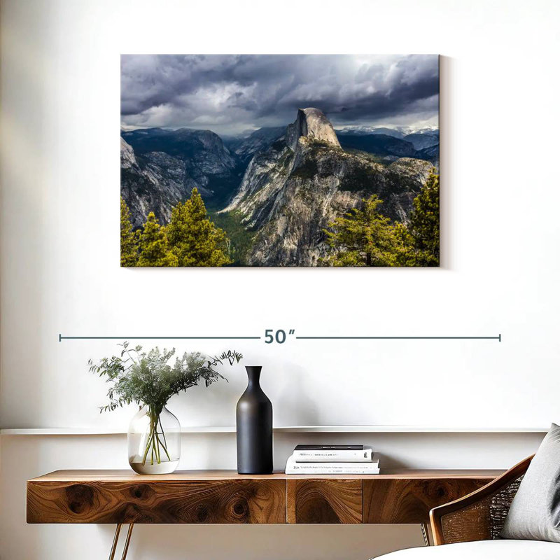 Alvord Storm Over Half Dome, 24" H x 36" W