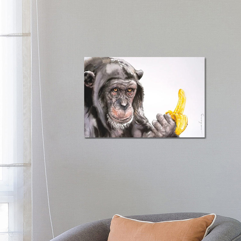 Banana Anyone? by Soo Beng Lim - Wrapped Canvas Painting, 66.04 cm H x 45.72 cm W x 1.91 cm D