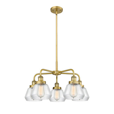 Bianet 5 - Light Glass Dimmable Chandelier