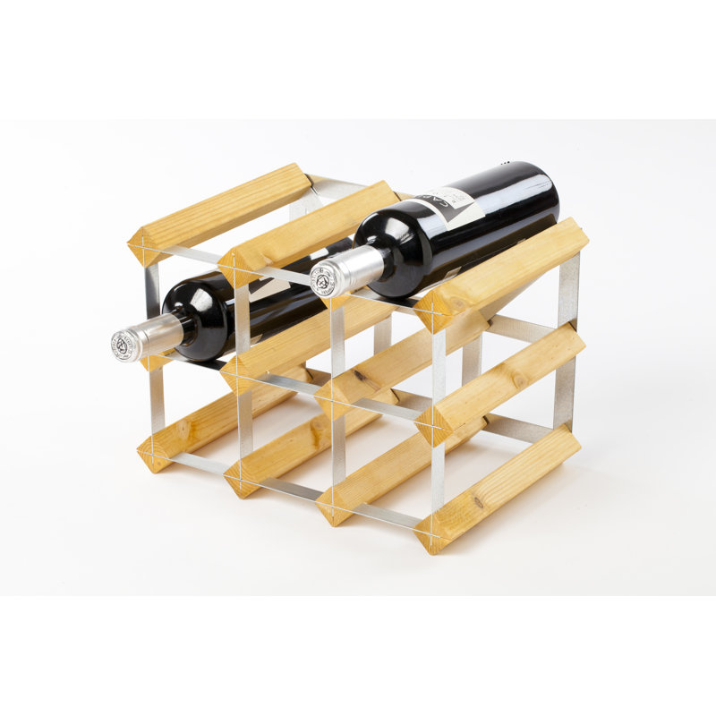 9BT Assembled Winerack, Light Oak