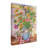 'Flower Power in Pot' Acrylic Painting Print on Wrapped Canvas-31975106