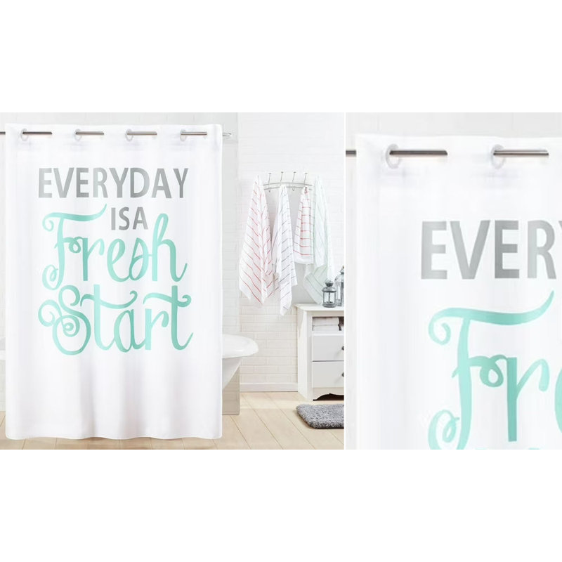 Everyday is a Fresh Start Polyester Shower Curtain