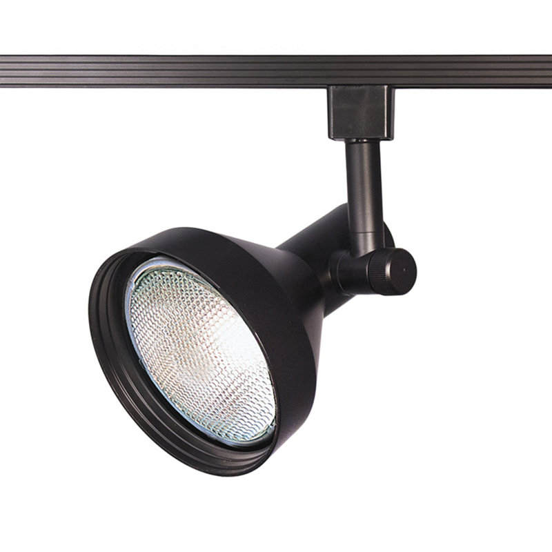 Tête de rail linéaire, Série Lightolier, Noir