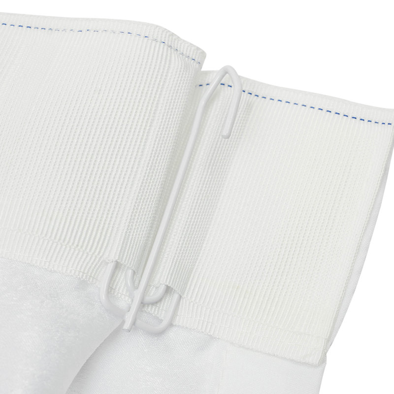 Rideau obscurcissant en velours Marjetka, Blanc