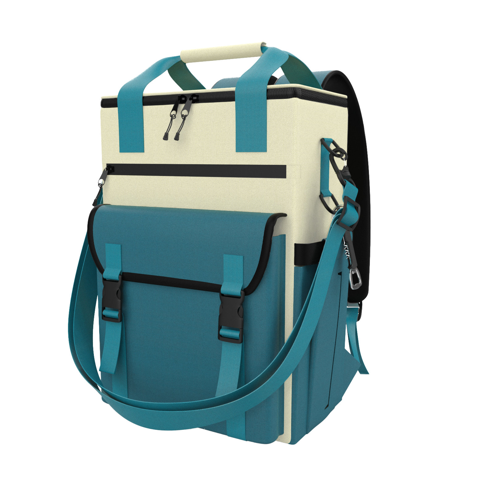 KANCOKIT 36 Cans Cooler Backpack, Soft Backpack Coolers Insulated Leak Proof For Women, Portable Lunch Box Tote For Picnic Beach Camping, Black