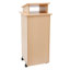 44'' Wood Full Podium with Wheels
