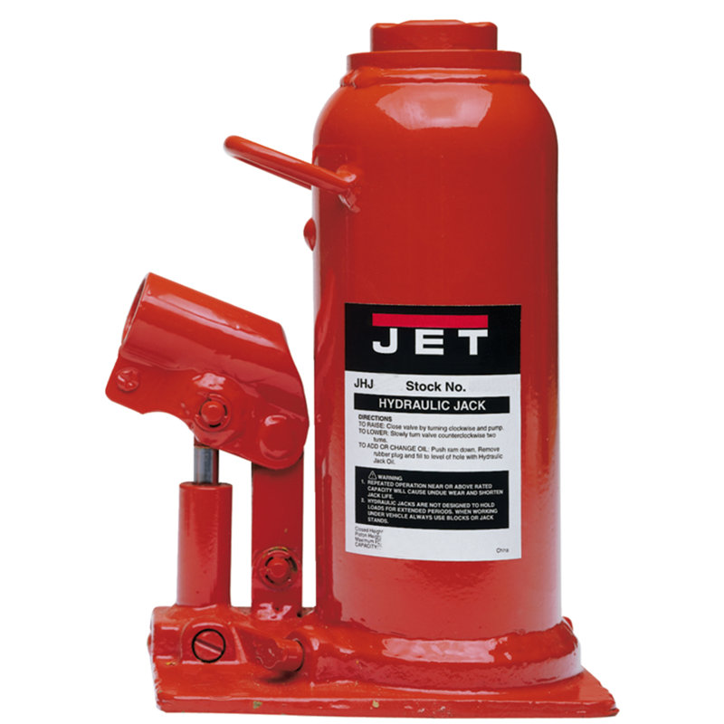 Cric bouteille de purificateur d'air mécanique à base soudée hydraulique, H 11 po x l 8,38 po x P 5,5 po