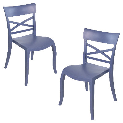 18.5 " H Plastic Side Chair Stacking