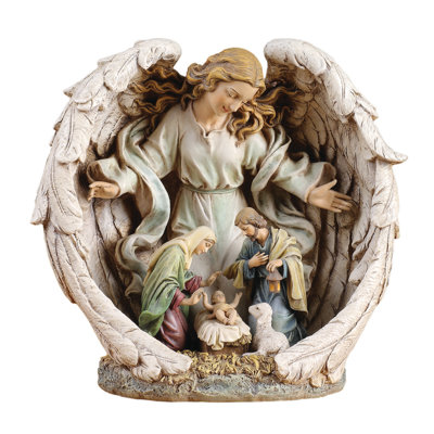 Ange gardien avec sainte famille