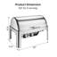Réchaud en acier inoxydable 9 pte Centerburg