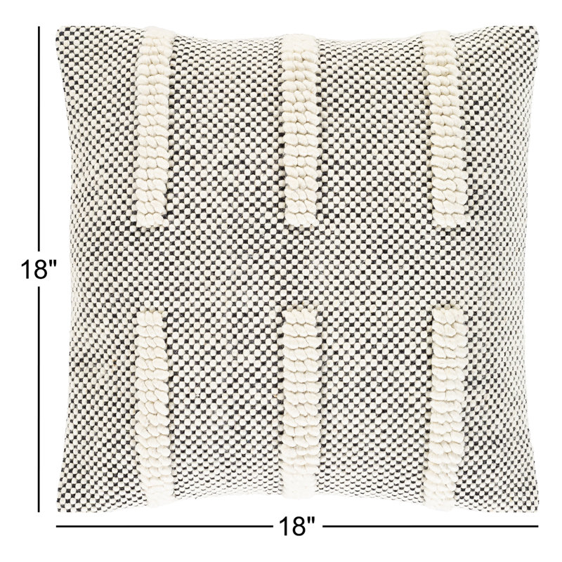 Coussin Sefarina, H 18 po x l 18 po, Pas de remplissage