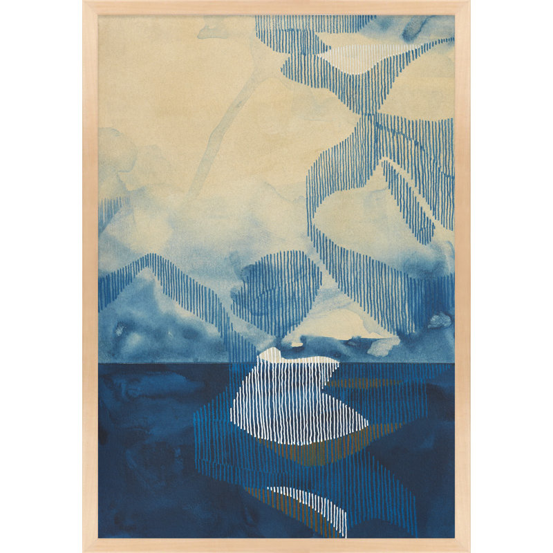 " Far North 1 " by Jacques Pilon Painting Print, Brown, 38" H x 26.5" W x 1.25" D