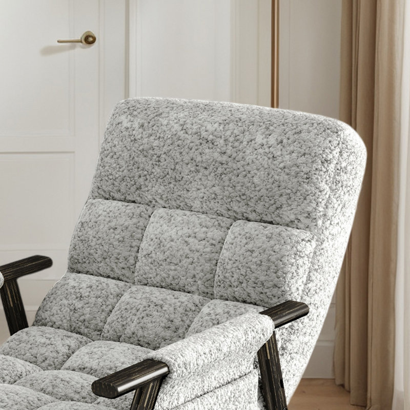 Chaise berçante l 23,28 po, Gris