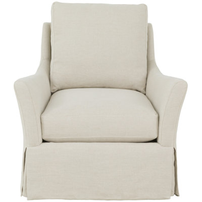 Chaise pivotante à accoudoirs évasés Olivia