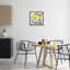  Art mural encadré frais et juteux citrons flottants par Creatif Belle-8555691-8555670