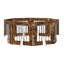  Dog Gate With Stands Engineered Wood Fence Pet Containment Living Room-155960000-155960005