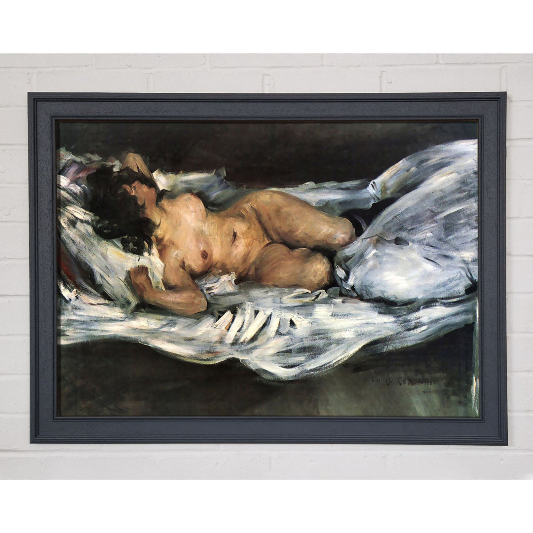 Gerahmtes Leinwandbild Nude von Lovis Corinth