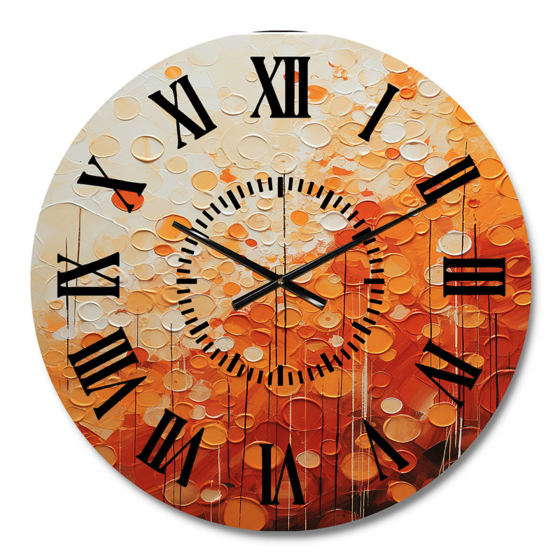Horloge murale Tangerine Tango IV, Médium