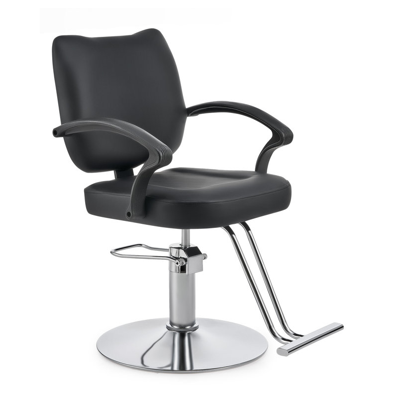 Fauteuil de massage rembourré avec pompe hydraulique pivotante à 360 °