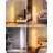 57.5" LED Corner Floor Lamp With Remote - Dimmable, Adjustable Color Temperature 2700K-6000K For Living Room, Bedroom, Office