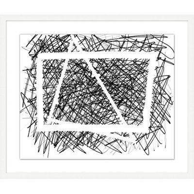 Scratched Blue 1 Painting by Thom Filicia