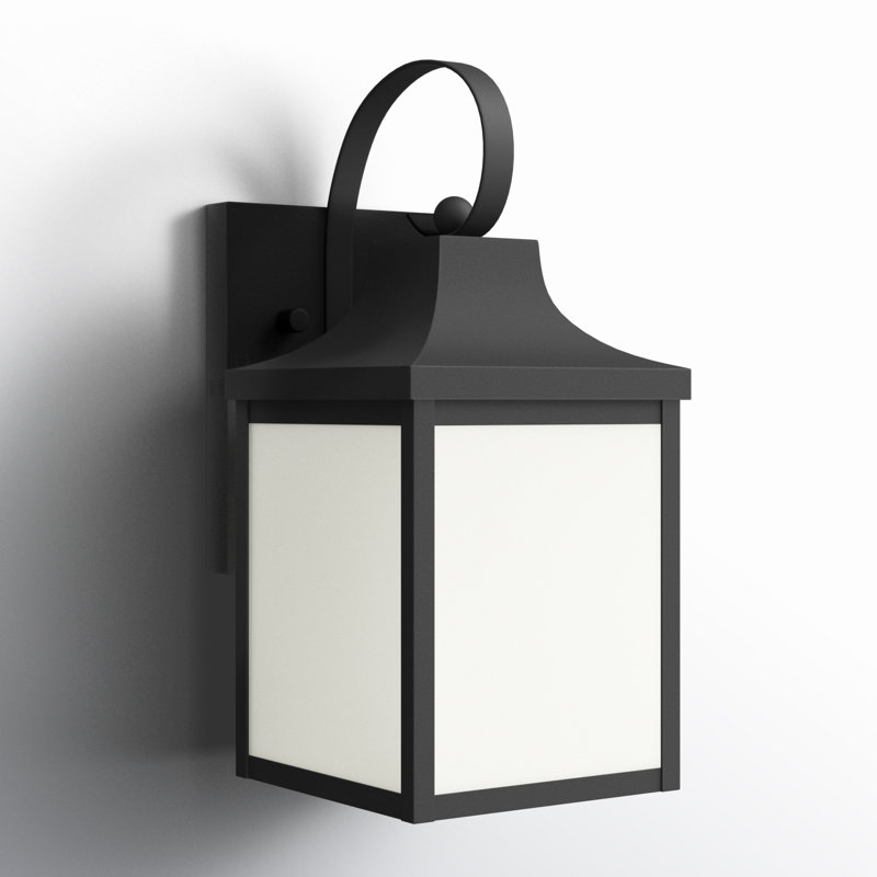 Jaz Leyton Aluminum Wall Light, Textured Black, No