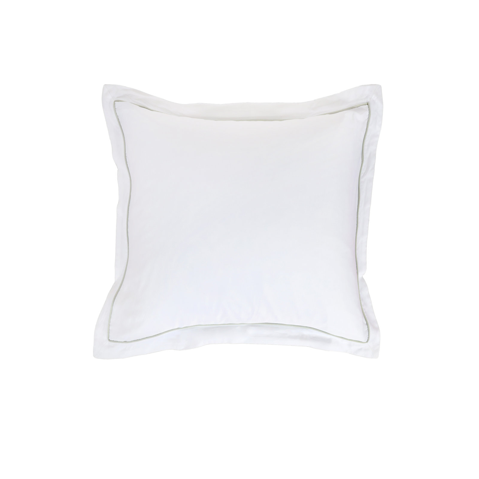 Sheena Sateen Shams, White/Seaglass