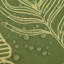 Leaf Design Cushion Cover