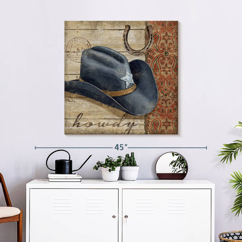 Wild West Hats I, H 30 po x l 30 po