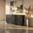 Hargett 4-Door Sideboard with Textured Semi-Circle Fronts & Adjustable Shelves-130060994
