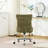 Modern Chenille Upholstered Button Office Chair, Adjustable, Swivel, Metal Base, Wide And Deep Seating, Hand - Pulled Buttons At Back, High Rebound Sponge In Cushion Adjustable Chair With Upholstery,-1918711491