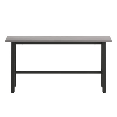 Corbin Rectangular Commercial Conference Table with Laminate Top and A-Frame Base by 17 Stories
