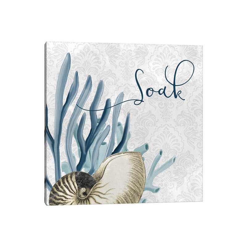 Soak I 1 Piece Wrapped Canvas Wall Art, 93.98cm H x 93.98cm W x 1.905cm D
