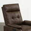 Chaise pivotante manuelle de 25,2 po avec pochette de rangement, plateau rabattable et porte-gobelets doubles-129339223