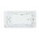 60"L x 36"W Elite Series Drop in Combination Acrylic Bathtub with Reversible Drain in White