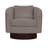 Camino 32'' Wide Genuine Leather Top Grain Leather Swivel Barrel Chair-61492596-61492605