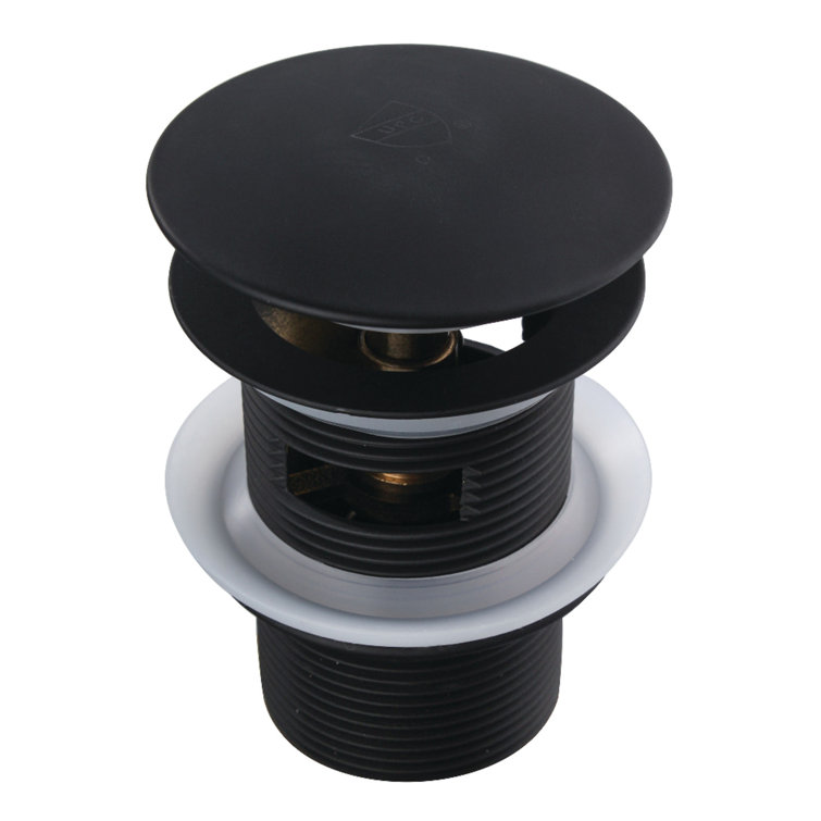 Kingston Brass Trimscape Brass Toe Touch Tub Drain Shoe with Overflow